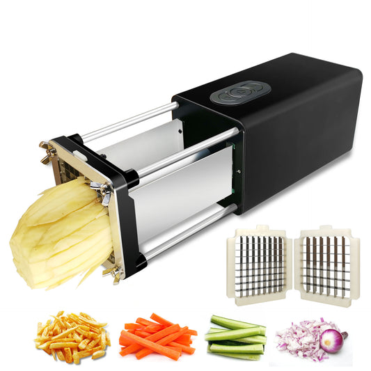 Stainless Steel Electric French Fry Cutter With Blades